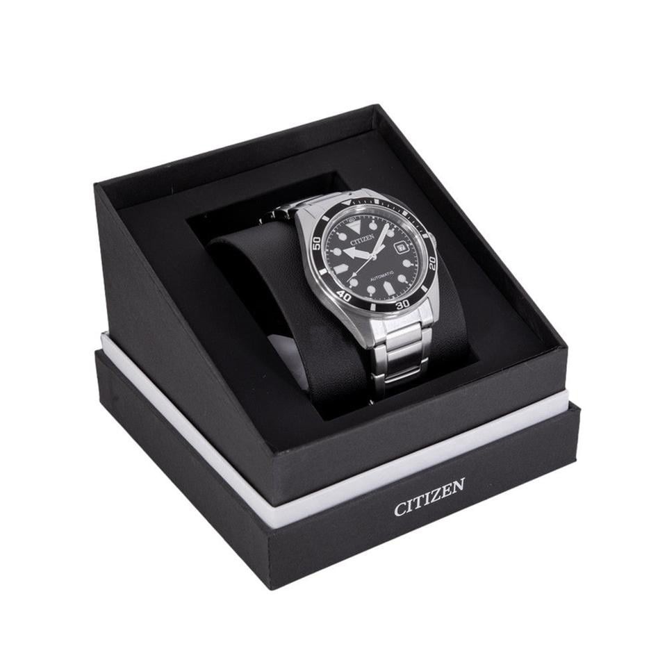 Citizen Silver Mens Analogue Watch NJ0221-50E