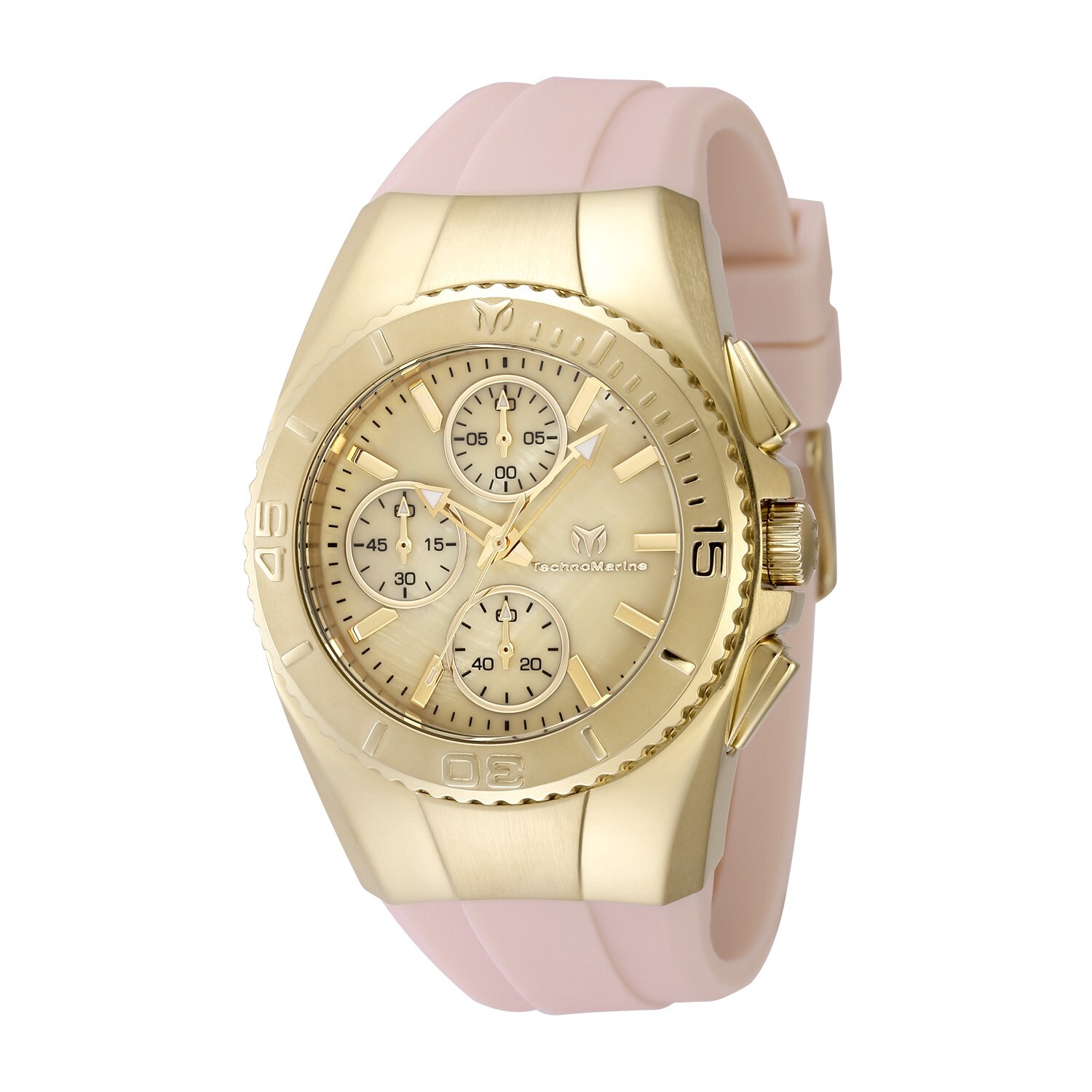 TechnoMarine Women’s TM-124035 Cruise Original 38mm gold with 3 straps Included.