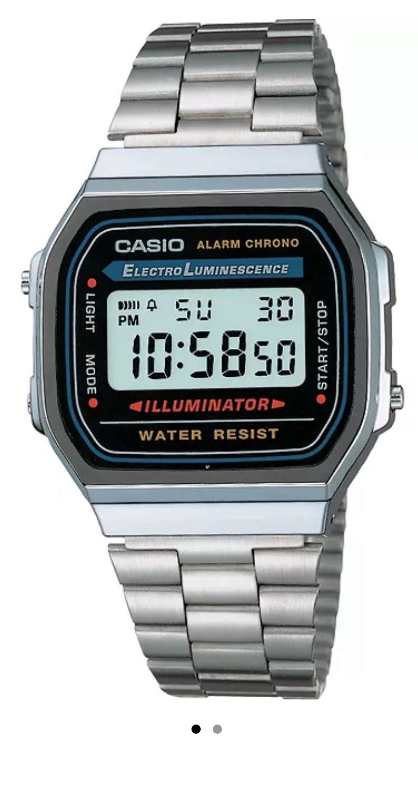 Casio Classic A158WA-1DF Wrist Watch for Men – Silver