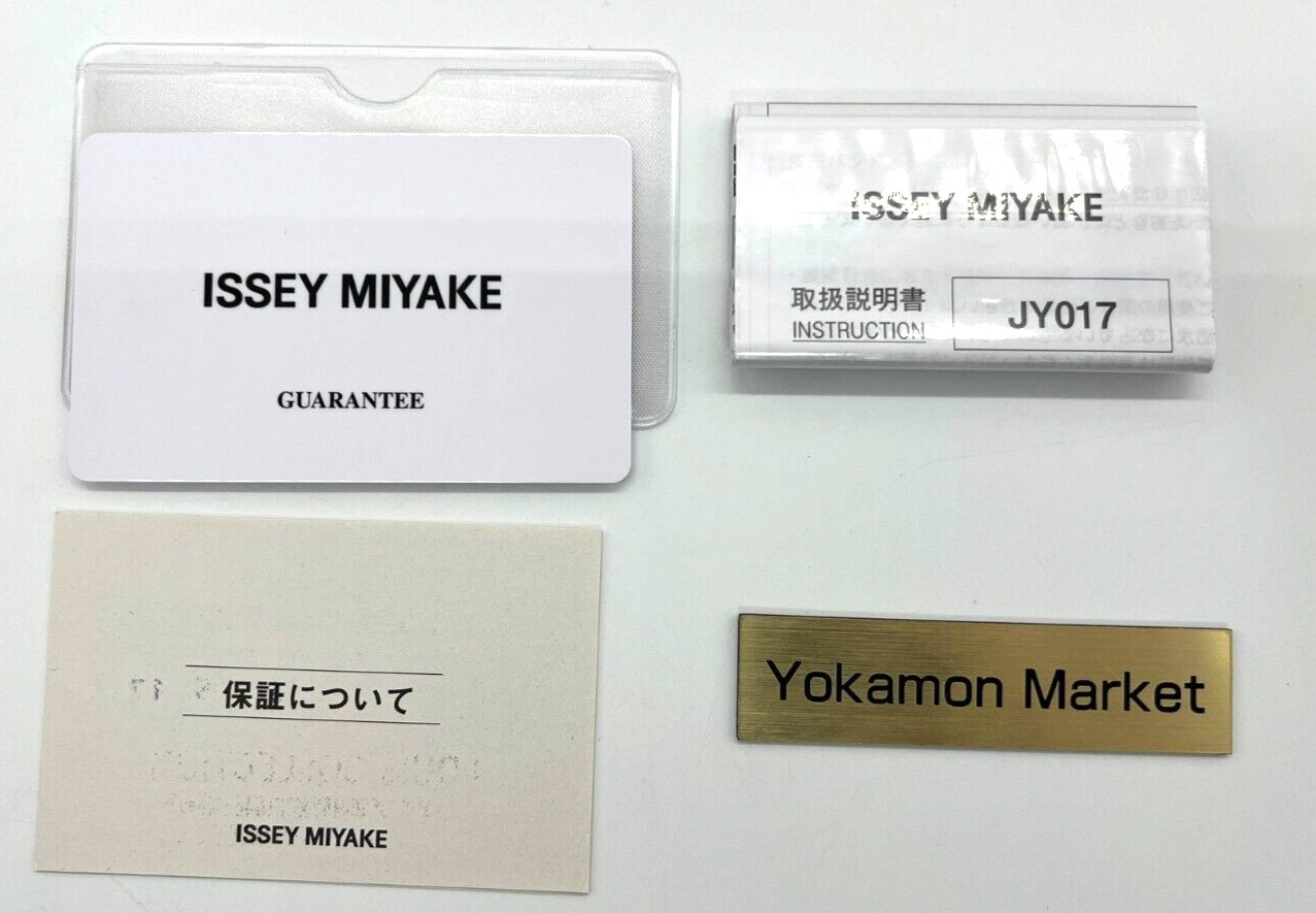 Issey Miyake To NY0N001 Tio Yoshioka Tokujin Designed IM-SILAN001 Wrist Watch