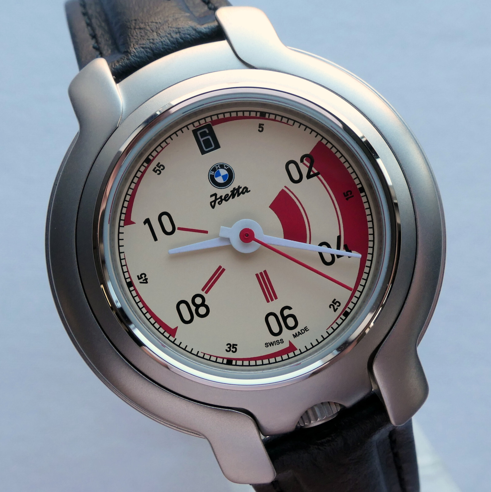 BMW Isetta Moto Coupe Classic Car Accessory Speedometer Swiss Automatic Watch