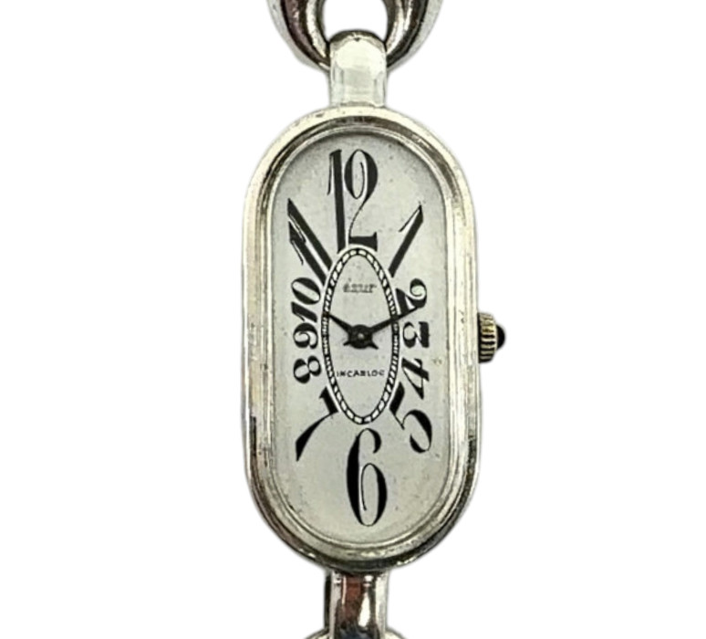 Azur Incabloc Sterling Silver Mechanical Watch