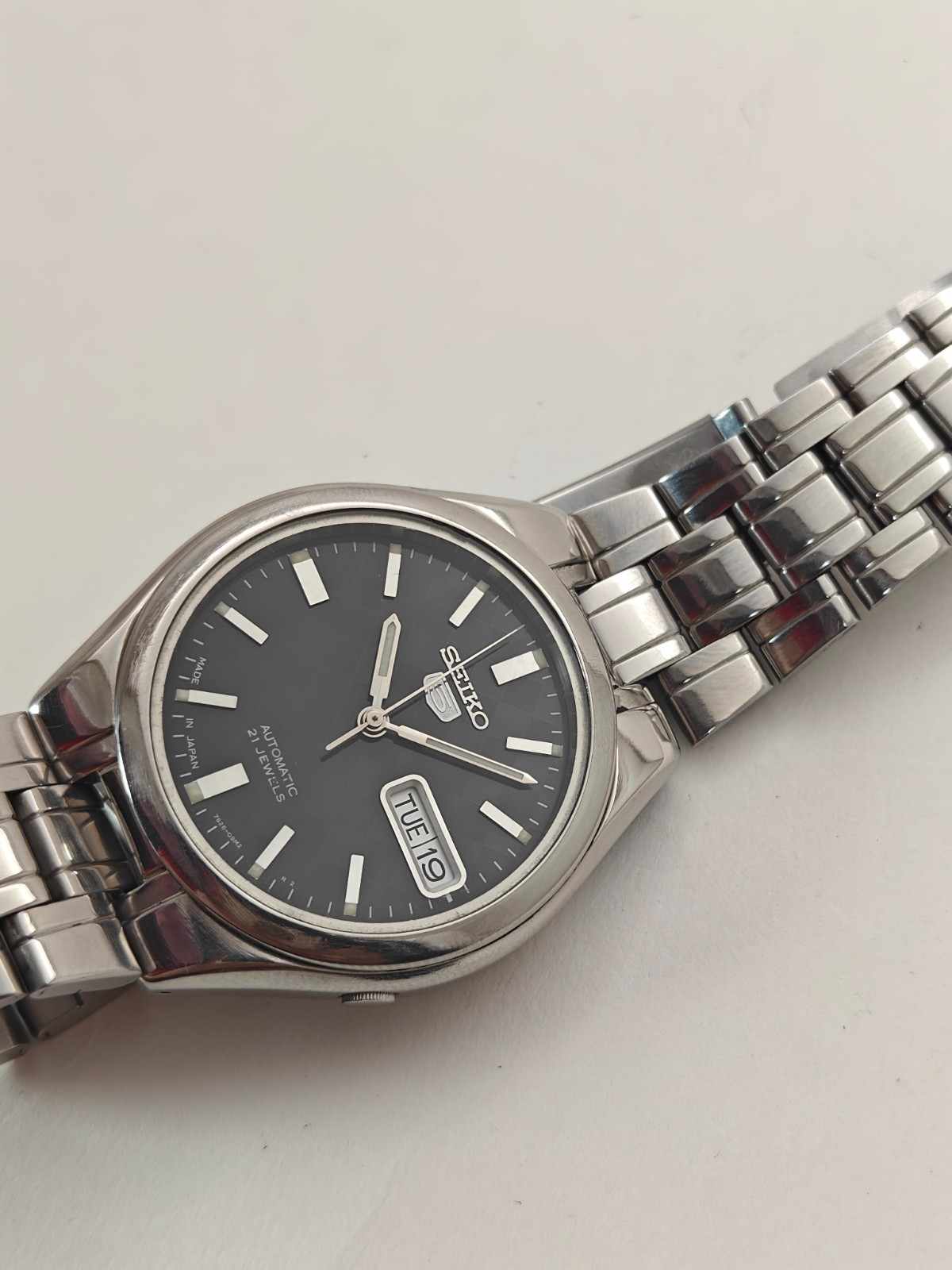 Seiko 5 Vintage Automatic Black Dial – 1990, Japan-M |Ref 7S26-03E0 | 21Jewel
