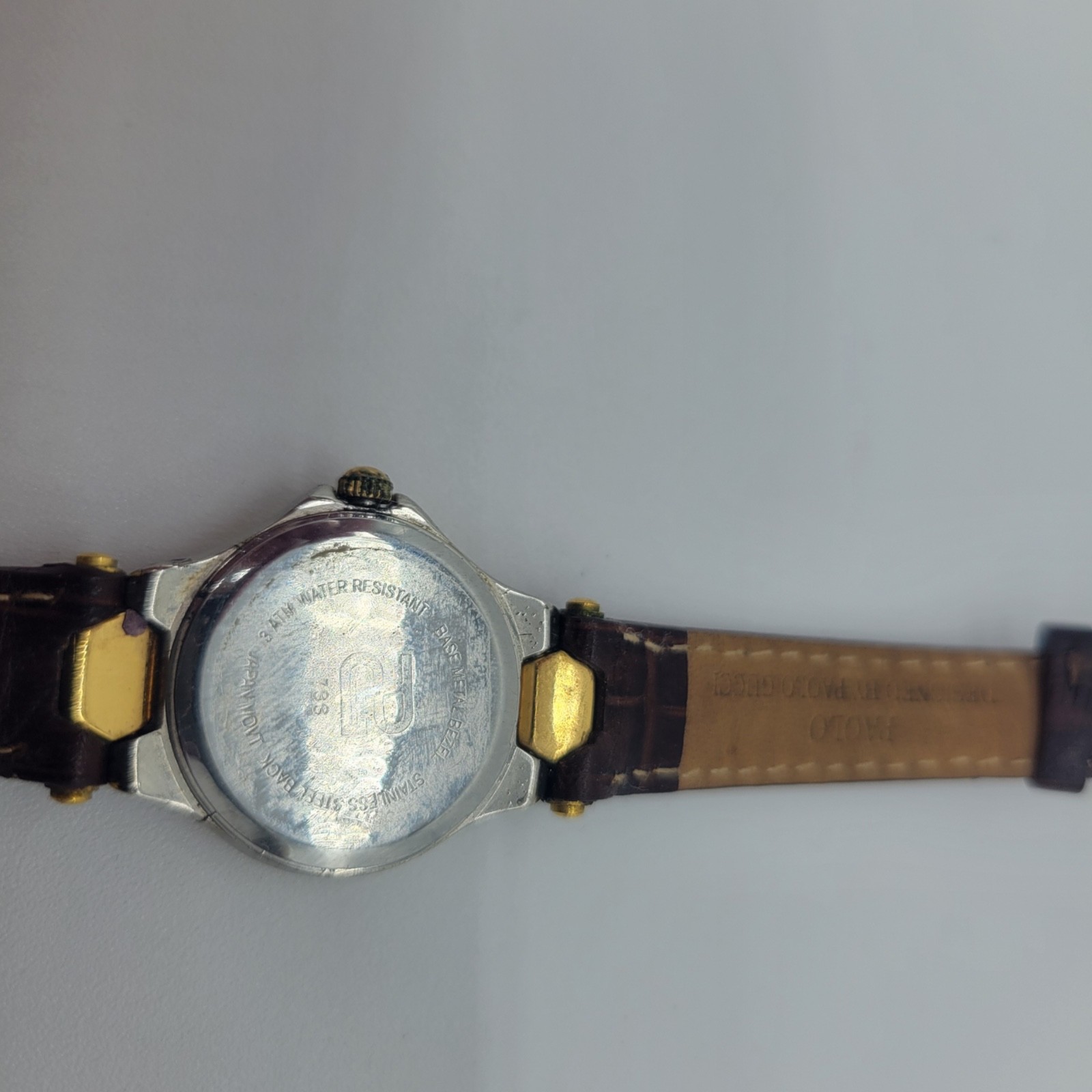 Paolo Gucci Watch NOT WORKING with Leather Straps