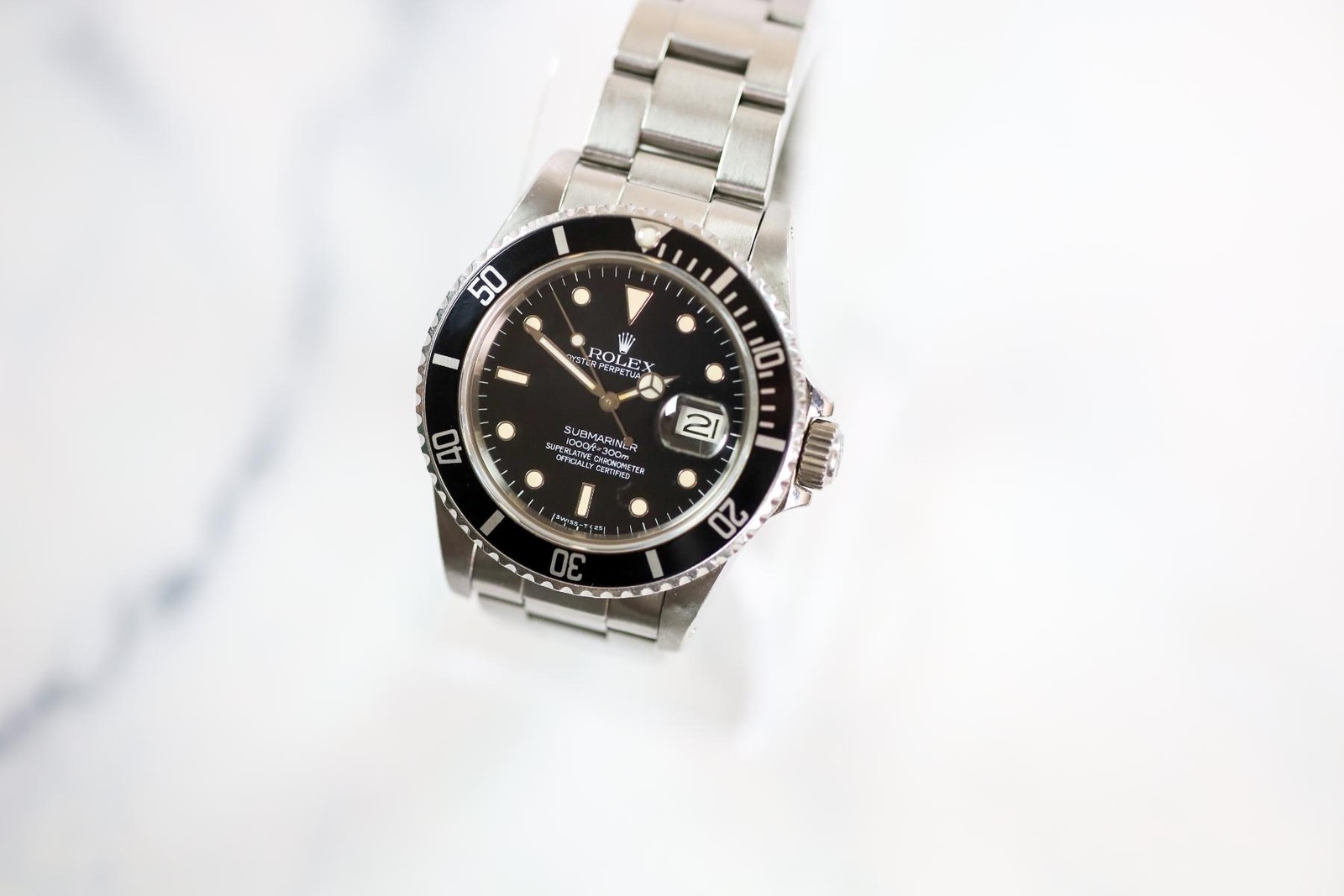 Rolex Submariner Date 16800 1984 Stud Mint Condition Tritium Period Correct