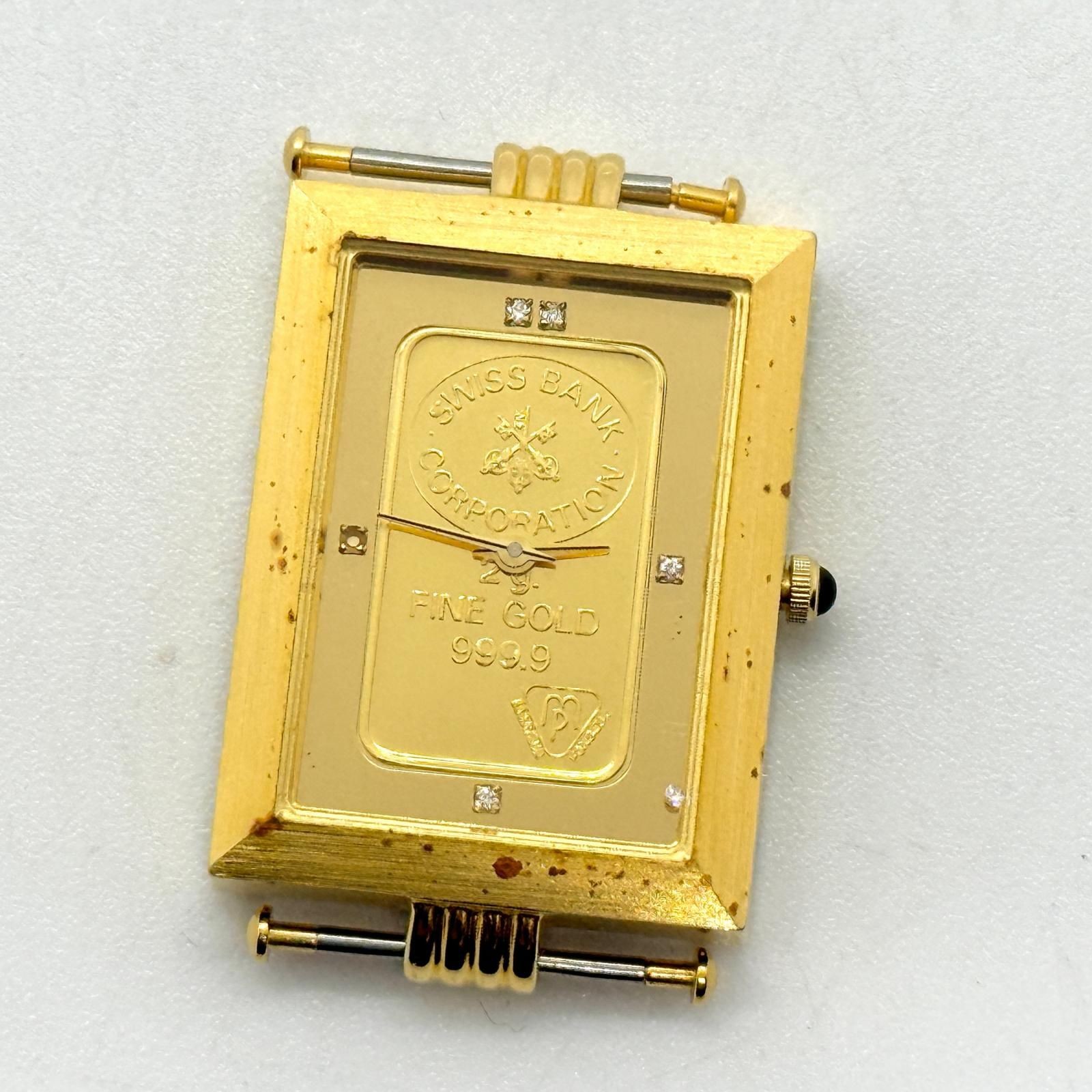 FINE GOLD 999.9 ALICE ALISSA JG 037 Gold QZ Ladies FINE GOLD 999.9 Silver 925 Wa