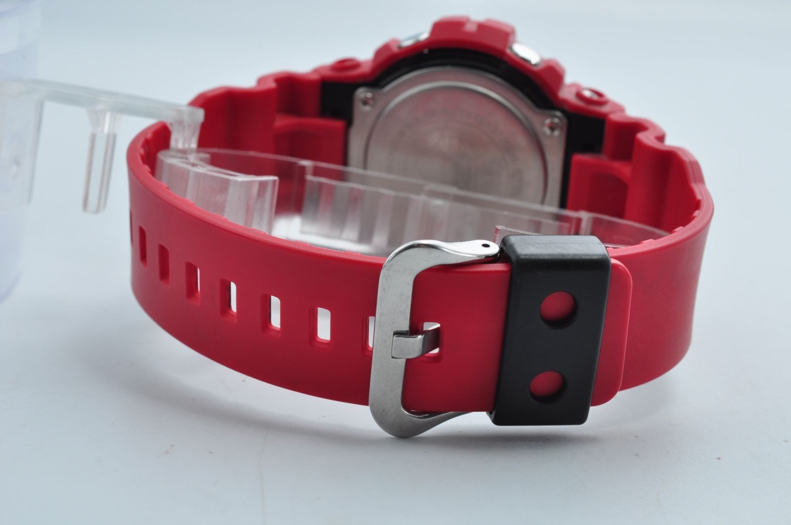 CASIO G-SHOCK GA-800 Quartz Wristwatch Resin Case Resin Band Red Men Used
