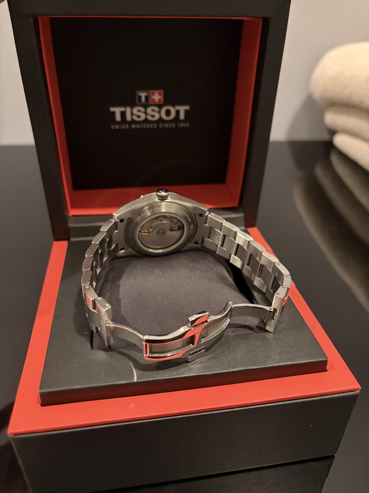 Tissot Gentleman Powermatic 80 Silicium Green Dial- T1274071109101 Full Set