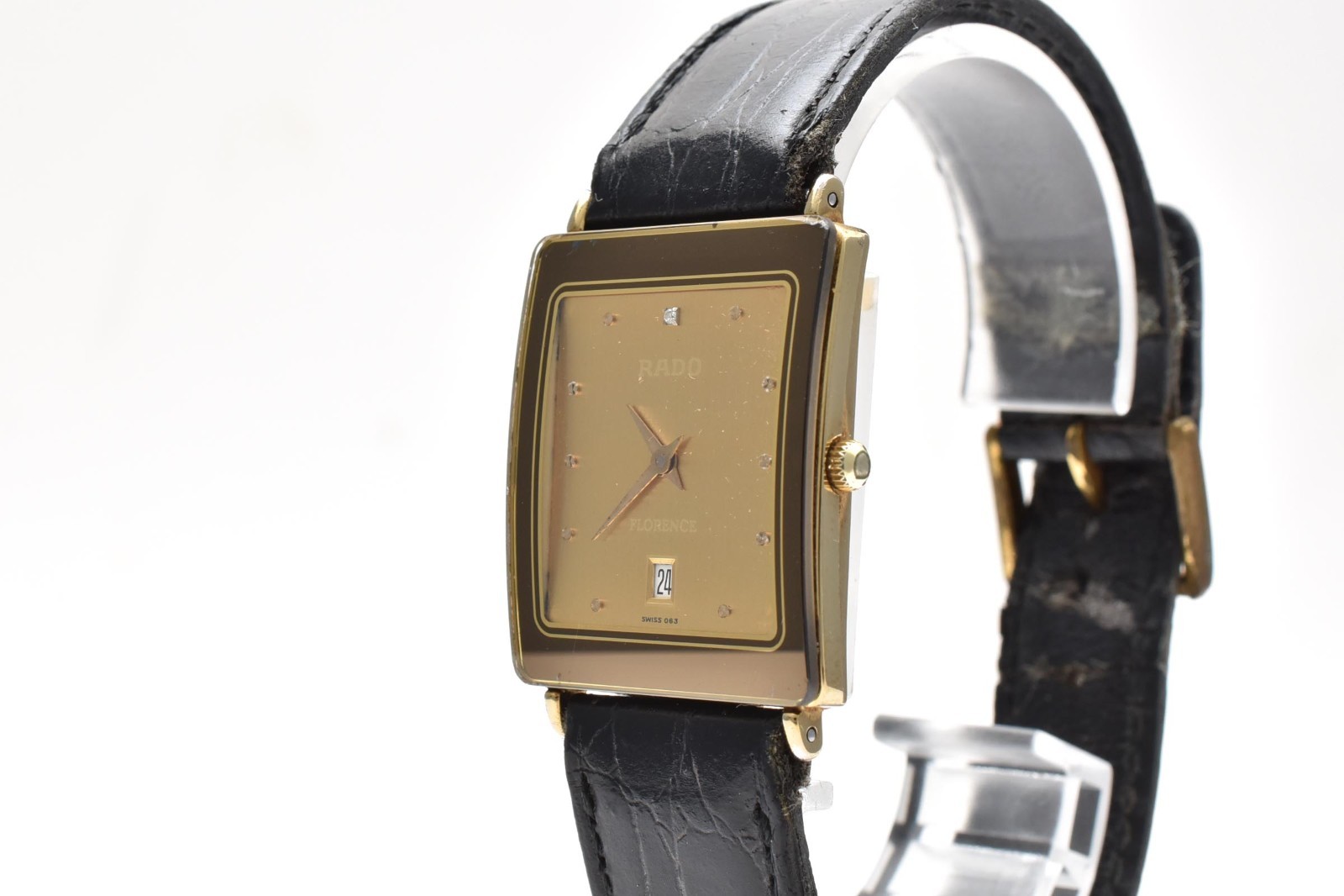 [Exc+5] RADO Florence 160.3605.2 Square Quartz Men’s From Japan