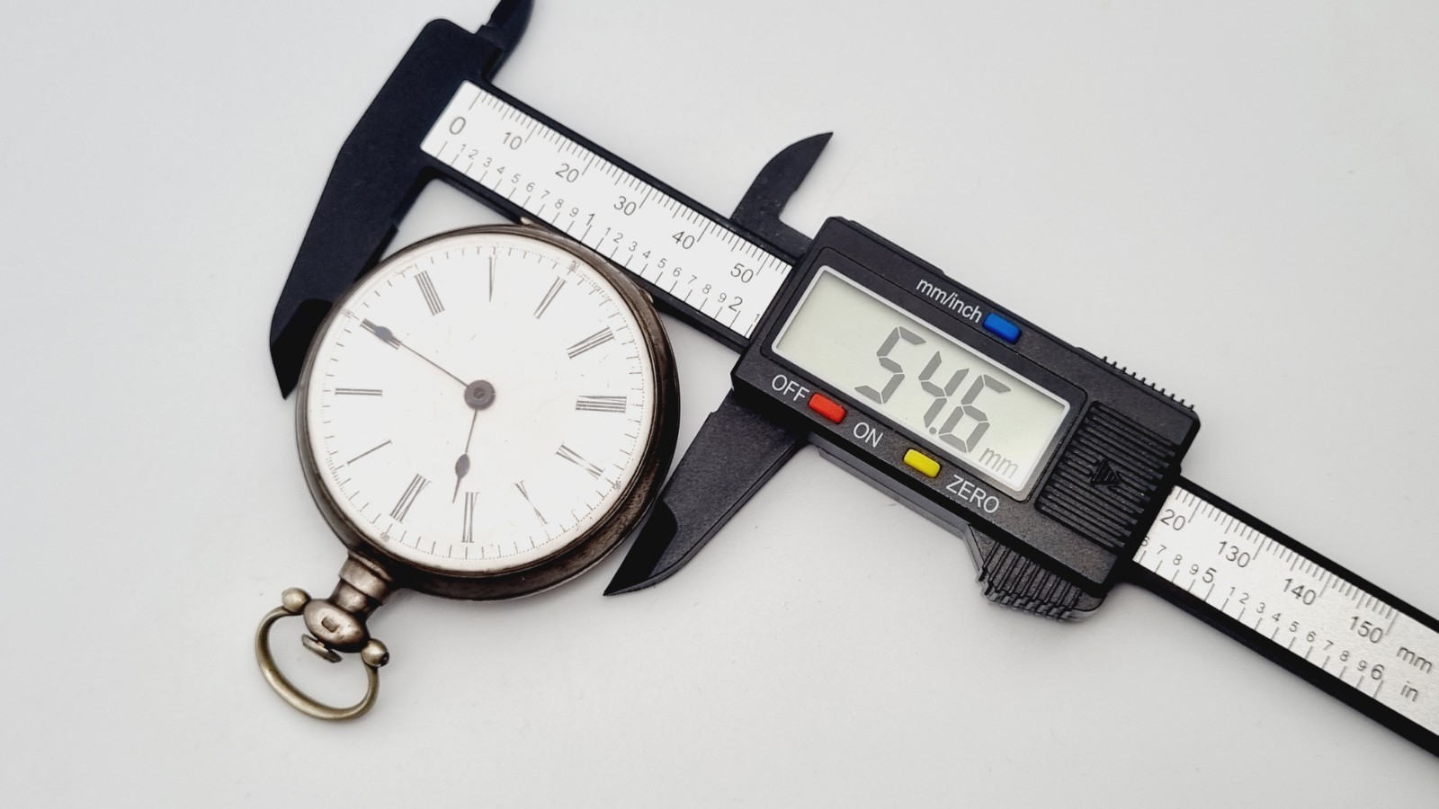 silver duplex chinese market pocket watch