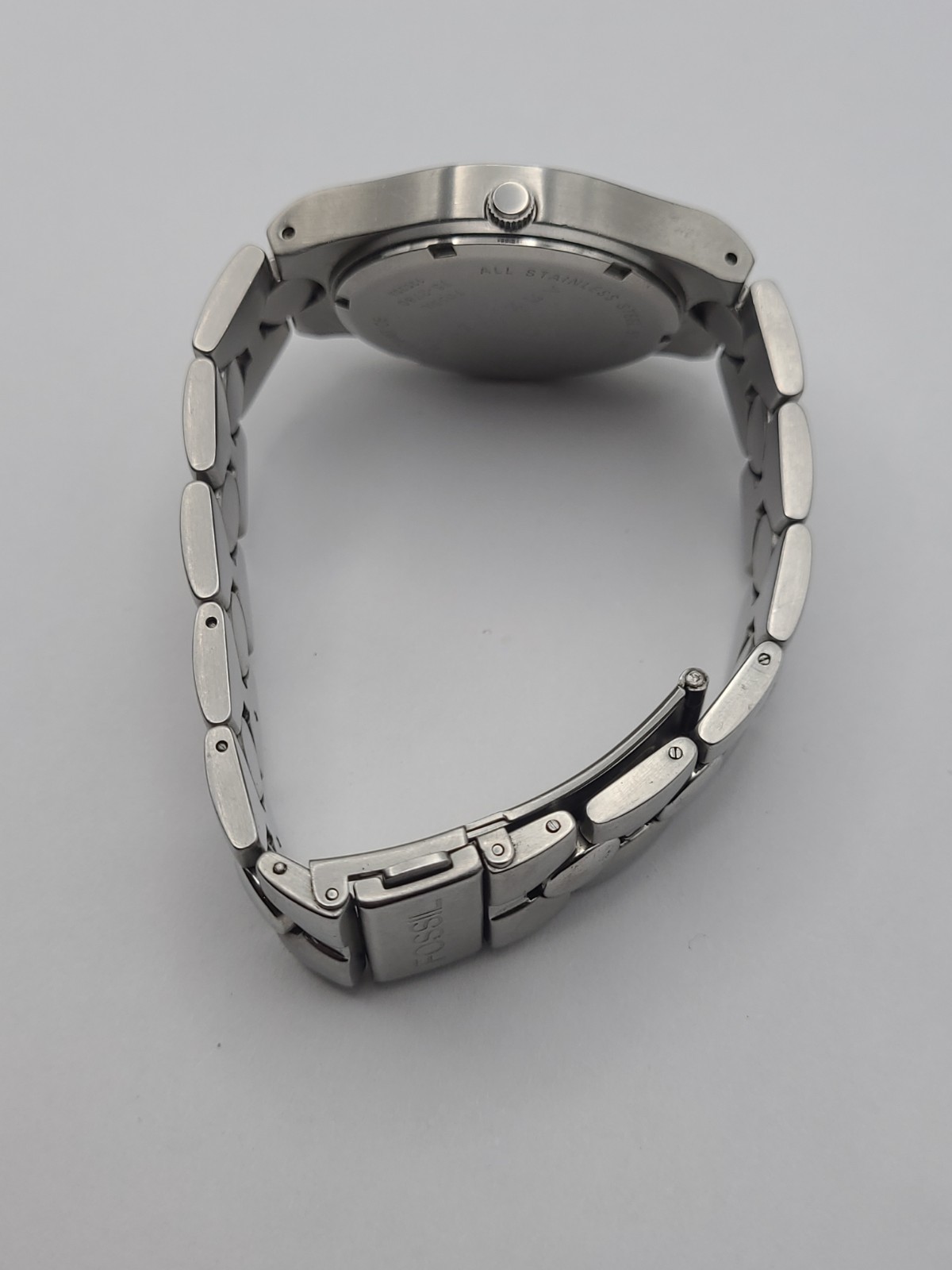 Fossil ARKITEKT Men’s Watch FS-2760 Stainless Steel New Battery Working