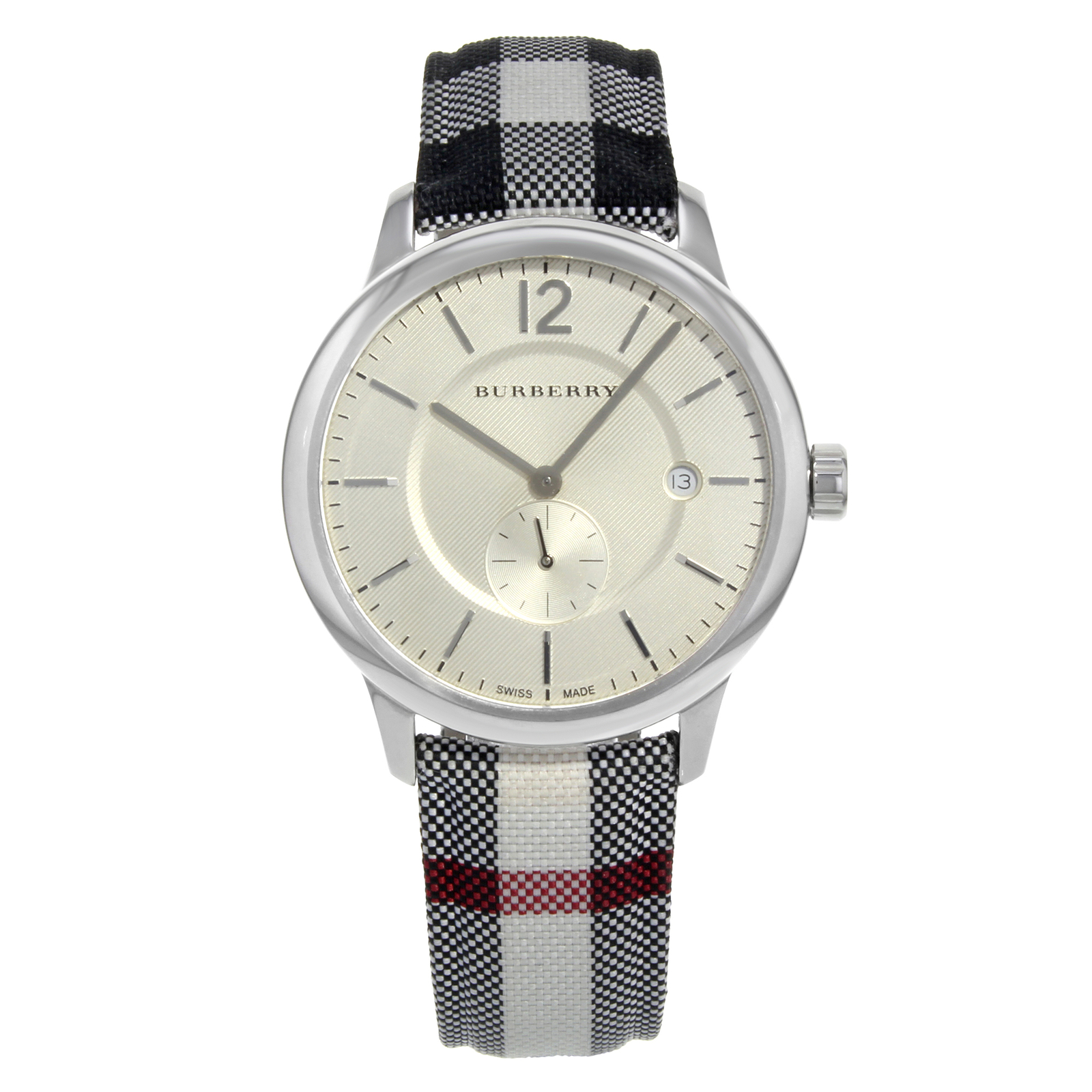 Burberry The Classic Round Silver Dial Steel Quartz Unisex Watch BU10002