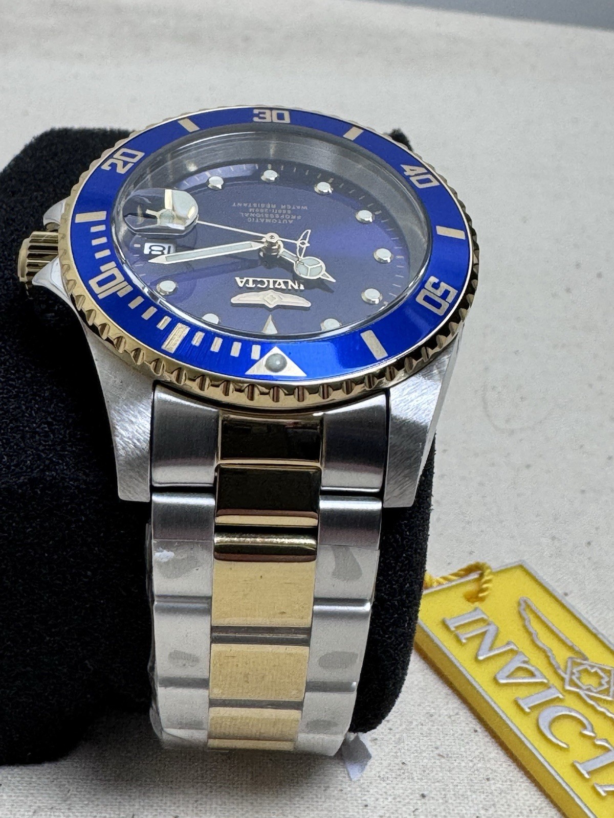 Invicta Pro Diver 17045 Men’s Automatic Watch 40mm Two-Tone Blue Dial 200m NWT