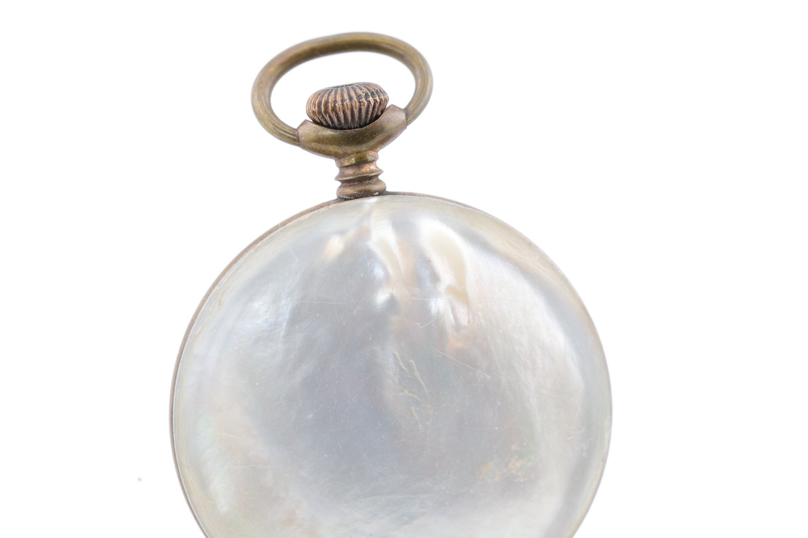 SUPERB MOTHER OF PEARL TH. SANDOZ, 3j POCKET WATCH, 46.3mm, FOR REPAIR (NO)