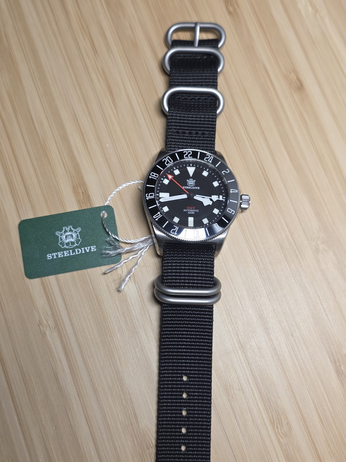 Steeldive Pelagos FXD GMT SD1925GMT NH34 Automatic 300M Dive Watch Sapphire