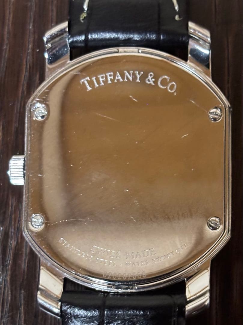 Tiffany & Co. Quartz Watch Mark Coupe Small Seconds Silver Dial Accessary Auth