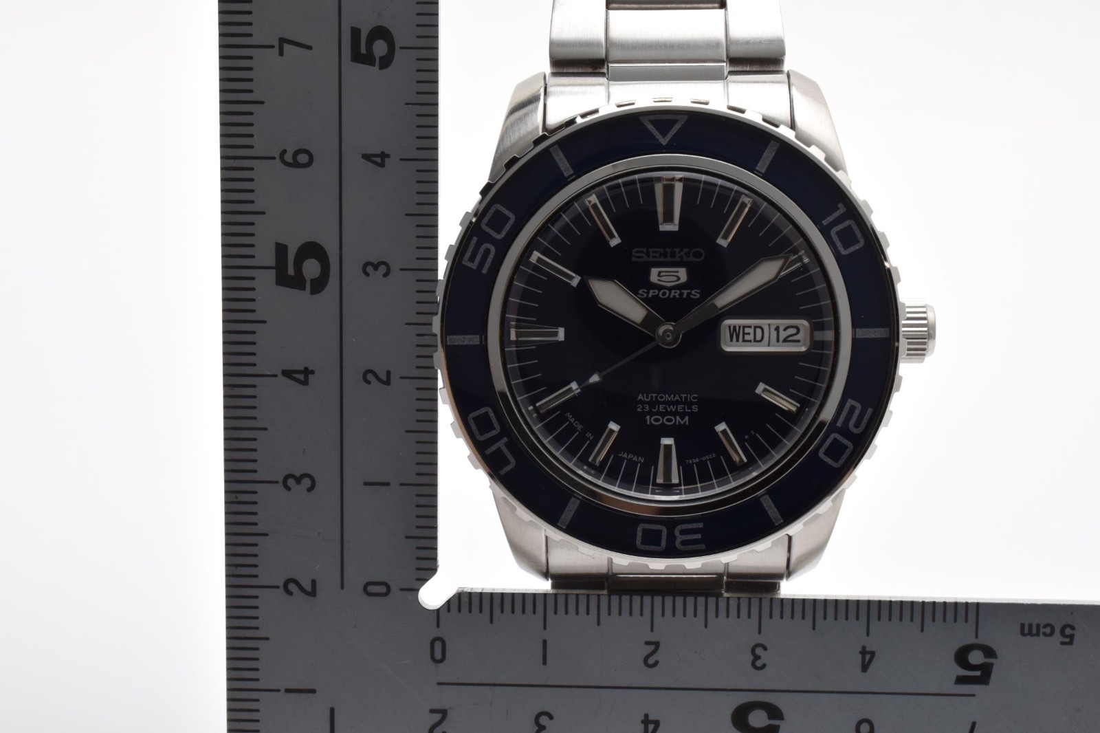 [Near MINT] Seiko 5 Sports 7S36-04N0 Automatic Blue Dial Men’s Watch Japan