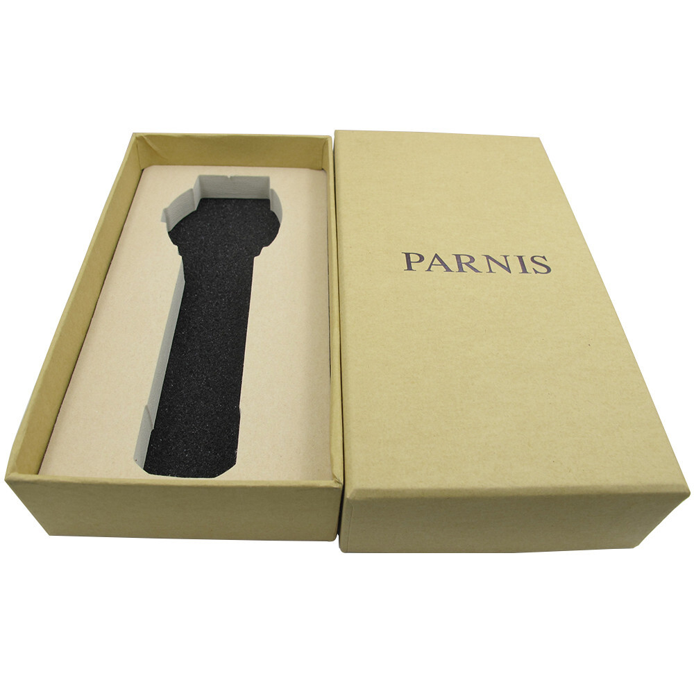 40mm Parnis Quartz Chronograph Men Watch Sapphire Crystal Date Indicator