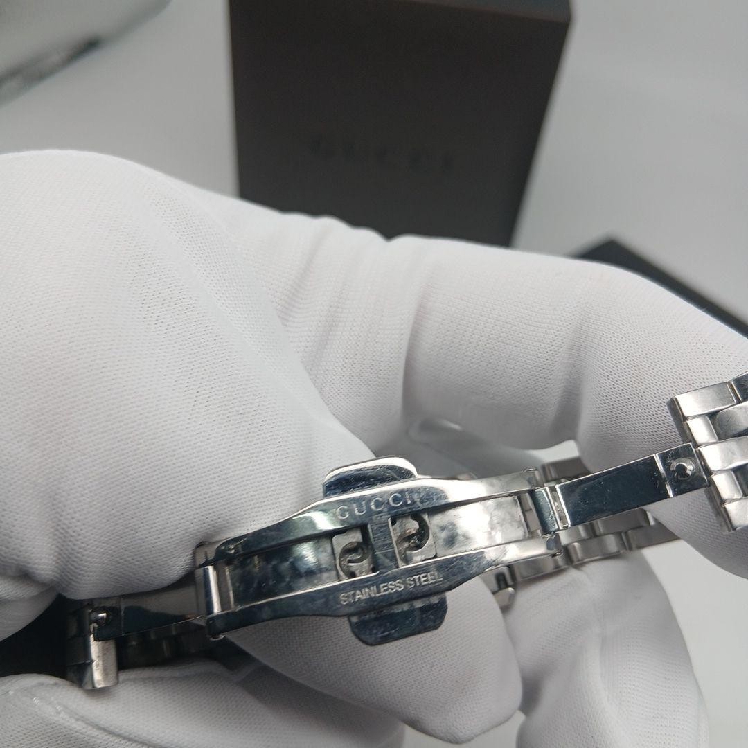 Gucci 5500L G-Class Ladies Watch Silver Dial Roman Index Date Quartz Auth Japan