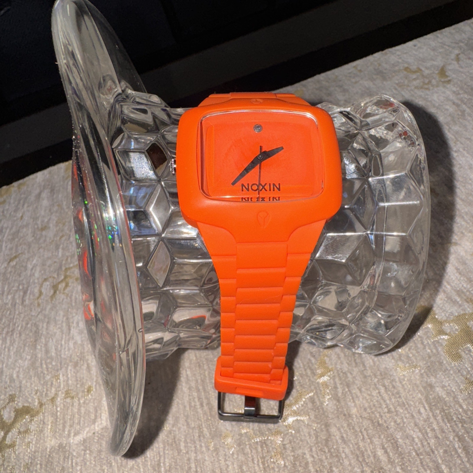 Nixon The Rubber Player “Yes It’s Real” Orange Surf Men’s Analog Wrist Watch