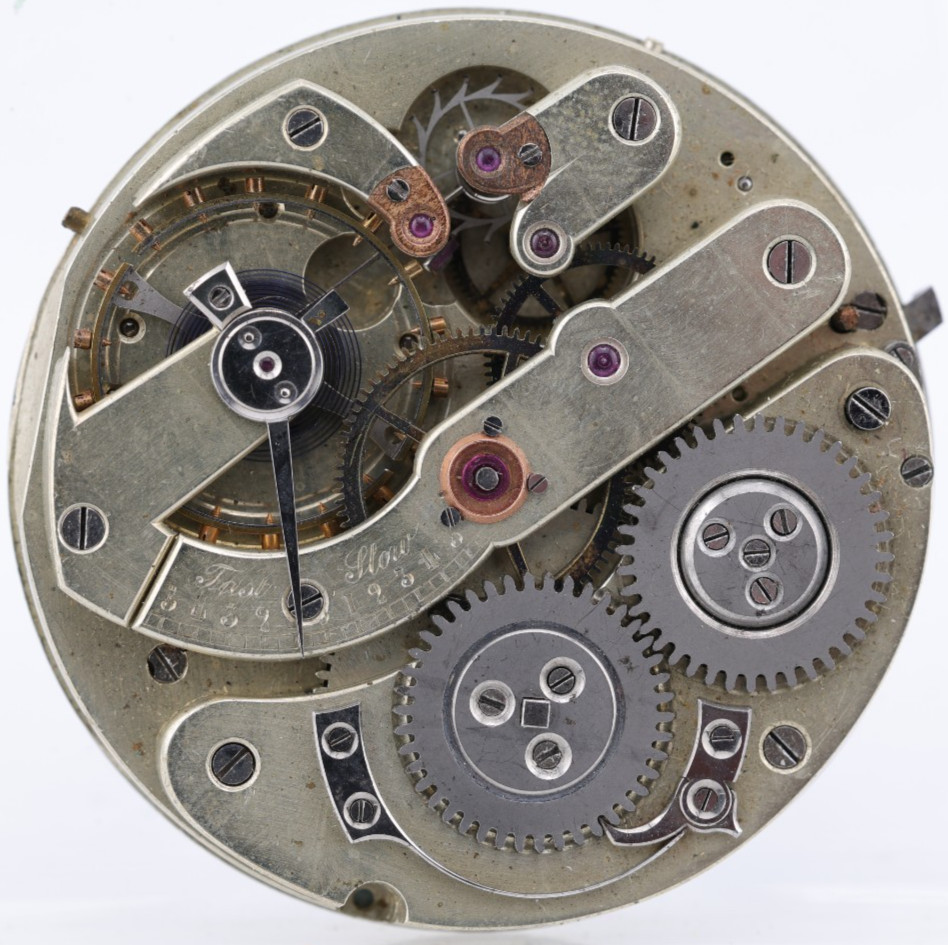 E. BOURQUIN & FILS LOCLE SWISS HIGH GRADE POCKET WATCH MOVEMENT, 45.5mm (CK)