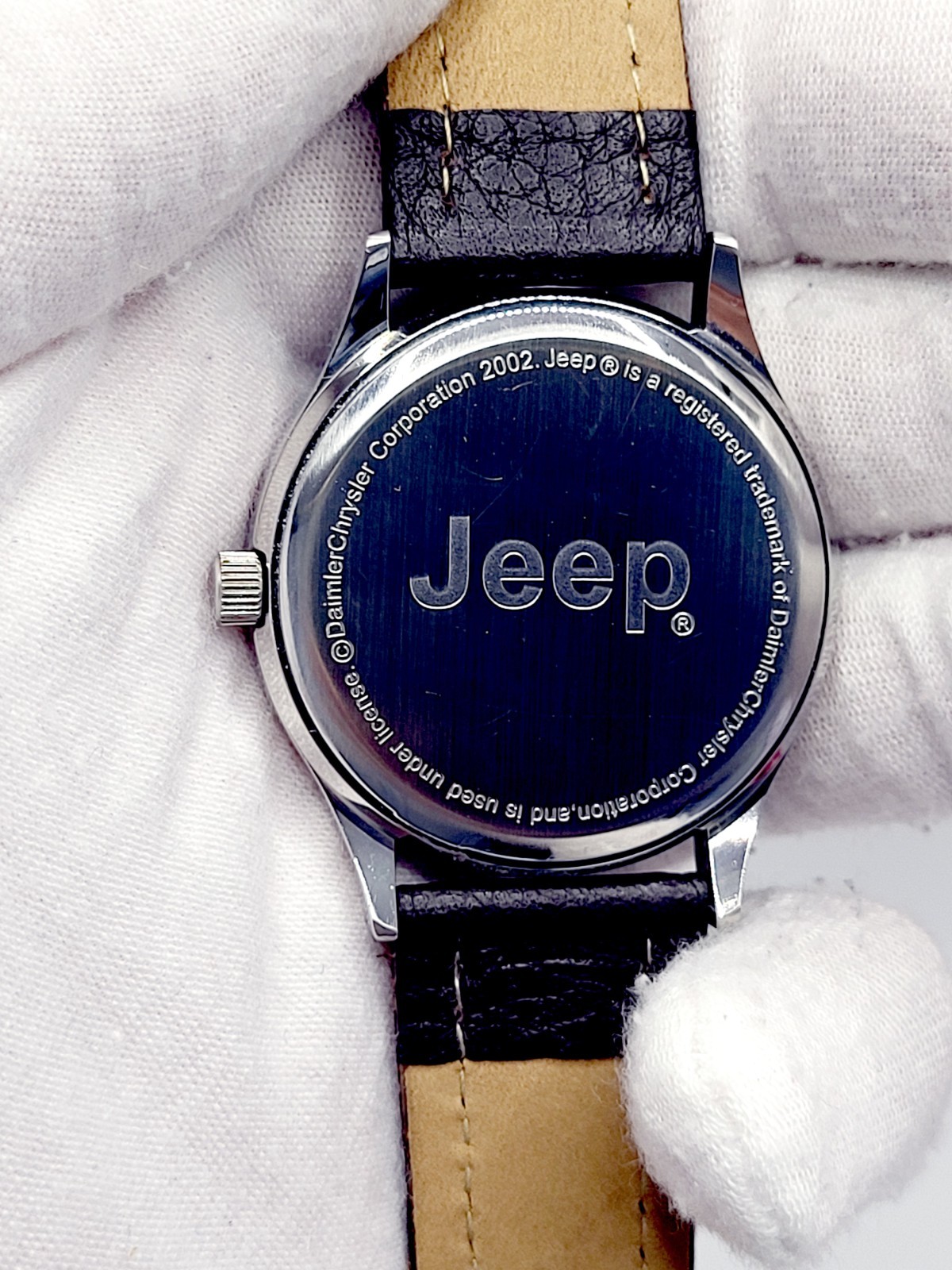 WORKS [N. MINT] 2002 JEEP® QUARTZ 38mm Vintage Unisex Watch Japan Made New Batt
