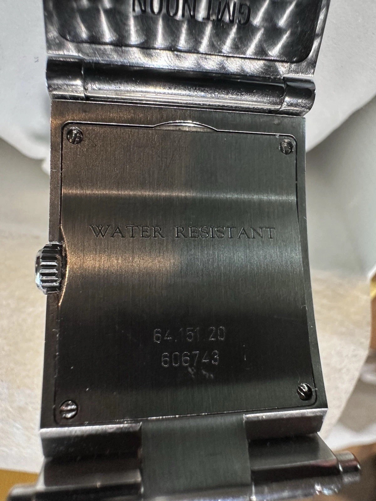 Vintage Corum Tabogan Swiss Made Quartz Black Dial Luxury Watch
