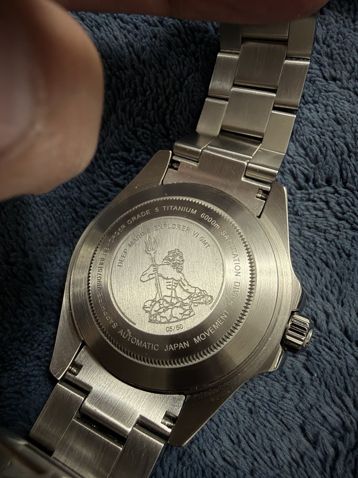 Oceaneva 6000m GMT Deep Marine Explorer Vl Titanium