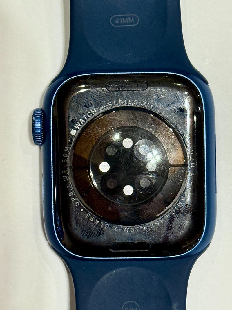 Apple Watch Series 7 GPS Only 41MM Blue w/ Sport Band Model-MKN13LL/A