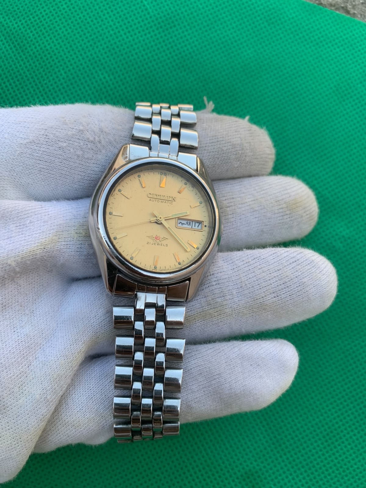 Vintage Citizen Automatic Stainless Steel men Wristwatch made in Japan