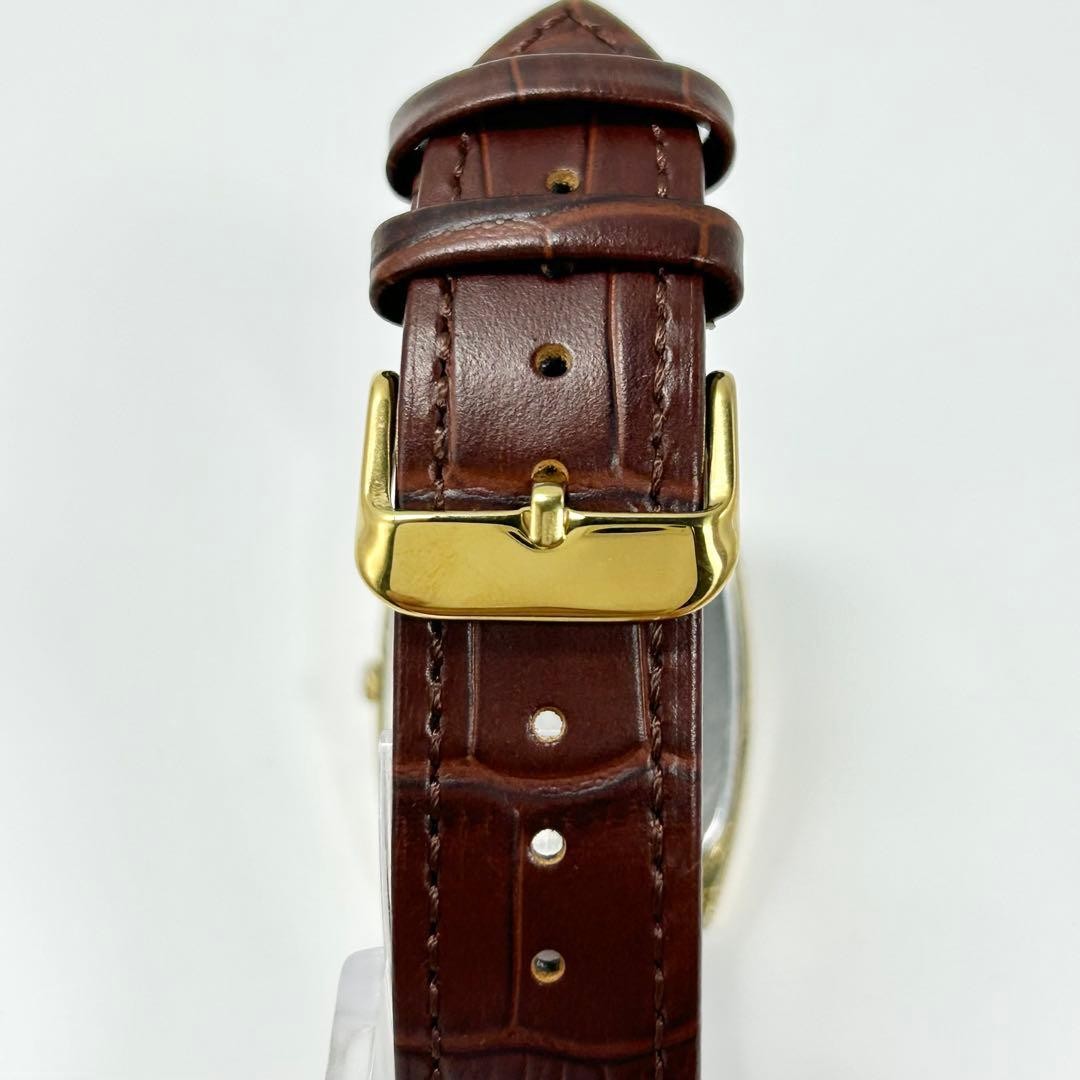 [New Battery & New Strap] SEIKO Quartz Square Tonneau-shaped Men’s Watch