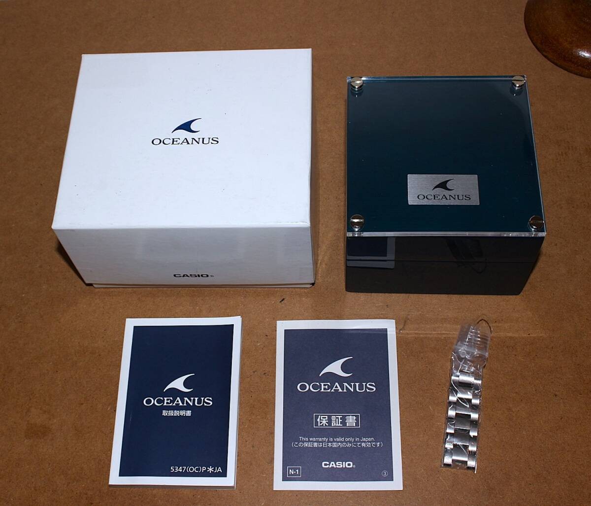 VRW 1990 Watch CASIO OCW T2600 2A2JF OCEANUS BL Dial Men s Solar Working Item