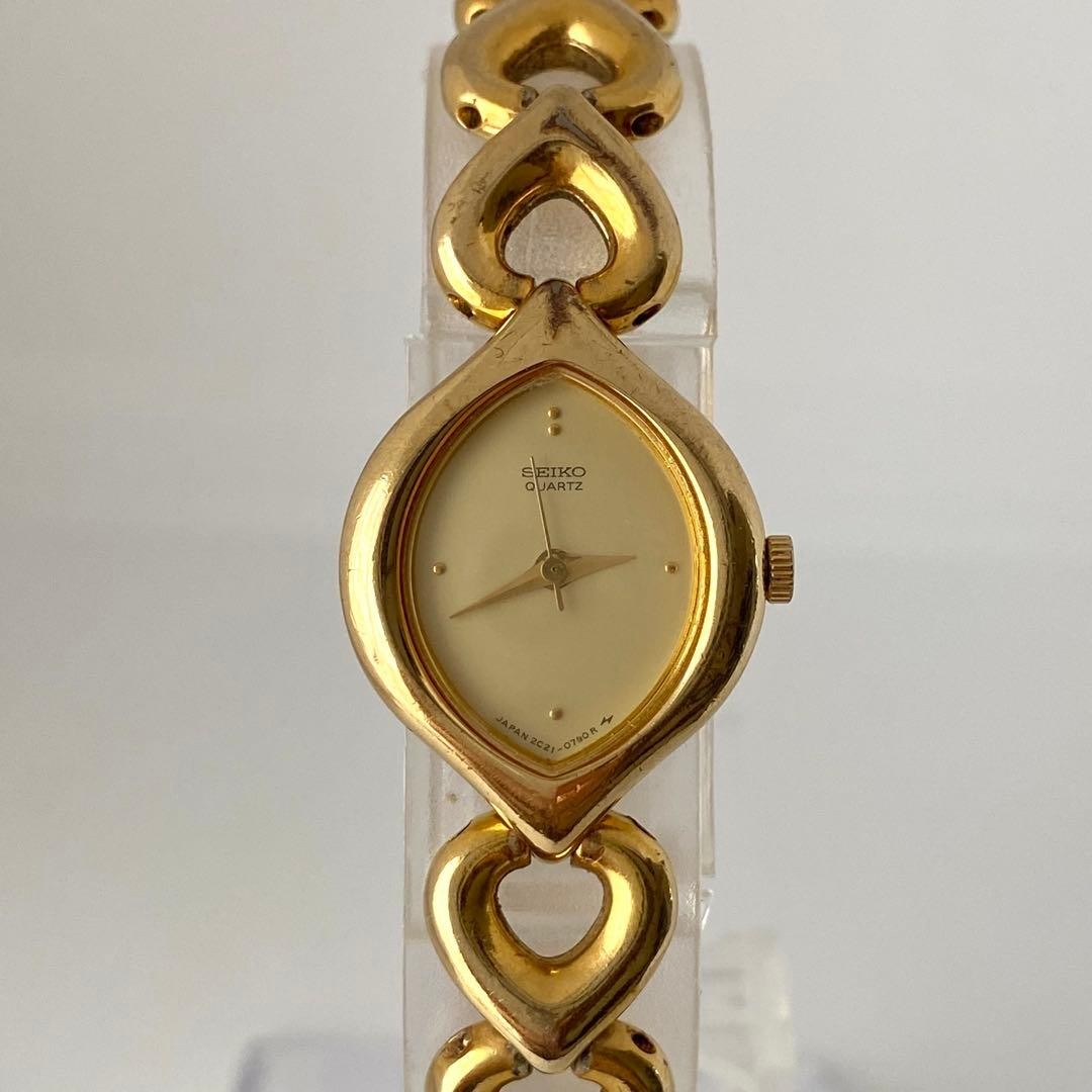 Running SEIKO Gold Elegant Vintage Watch
