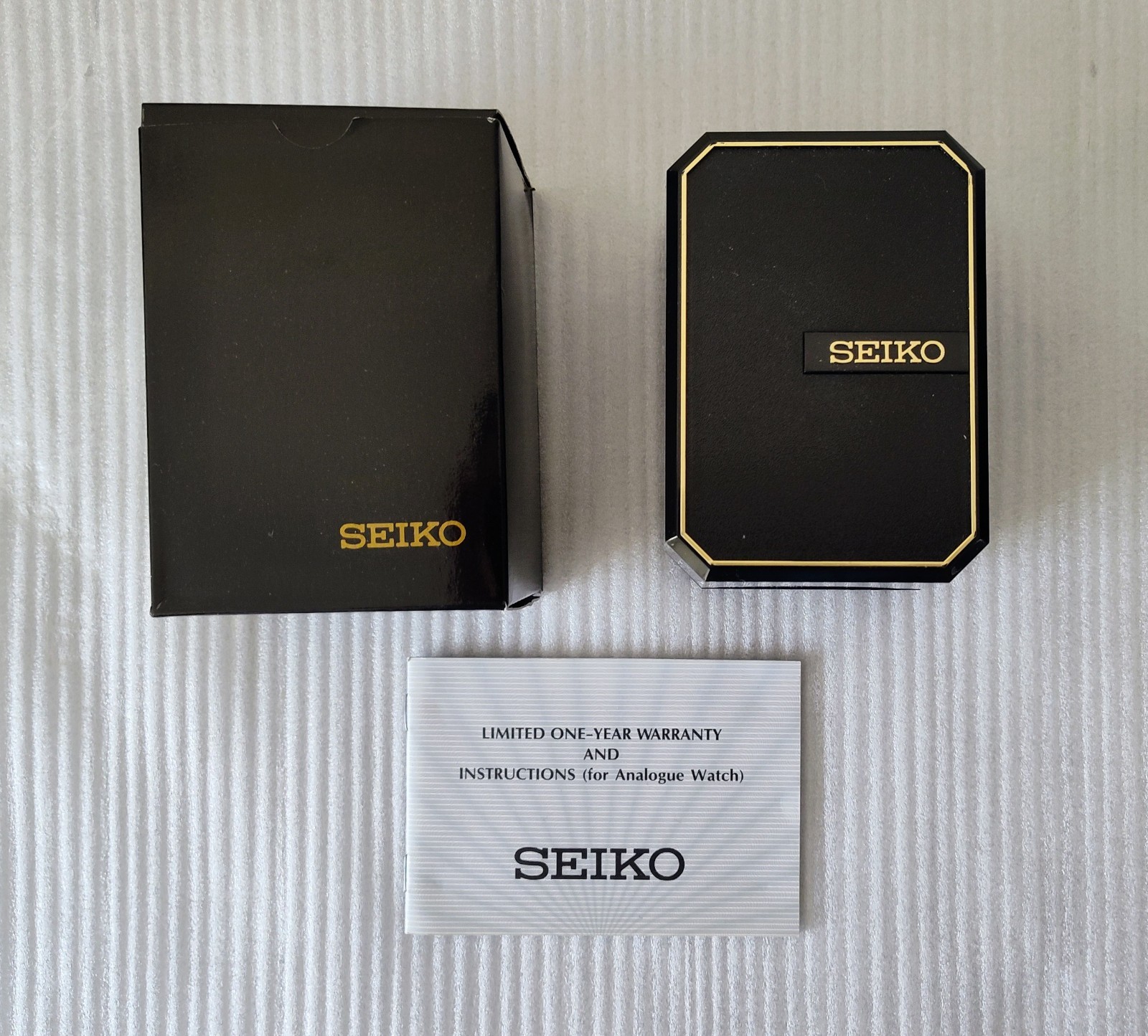 Vintage SEIKO Men’s Quartz Watch Model 7N29-8A09 w/ Original Box & Papers NICE!
