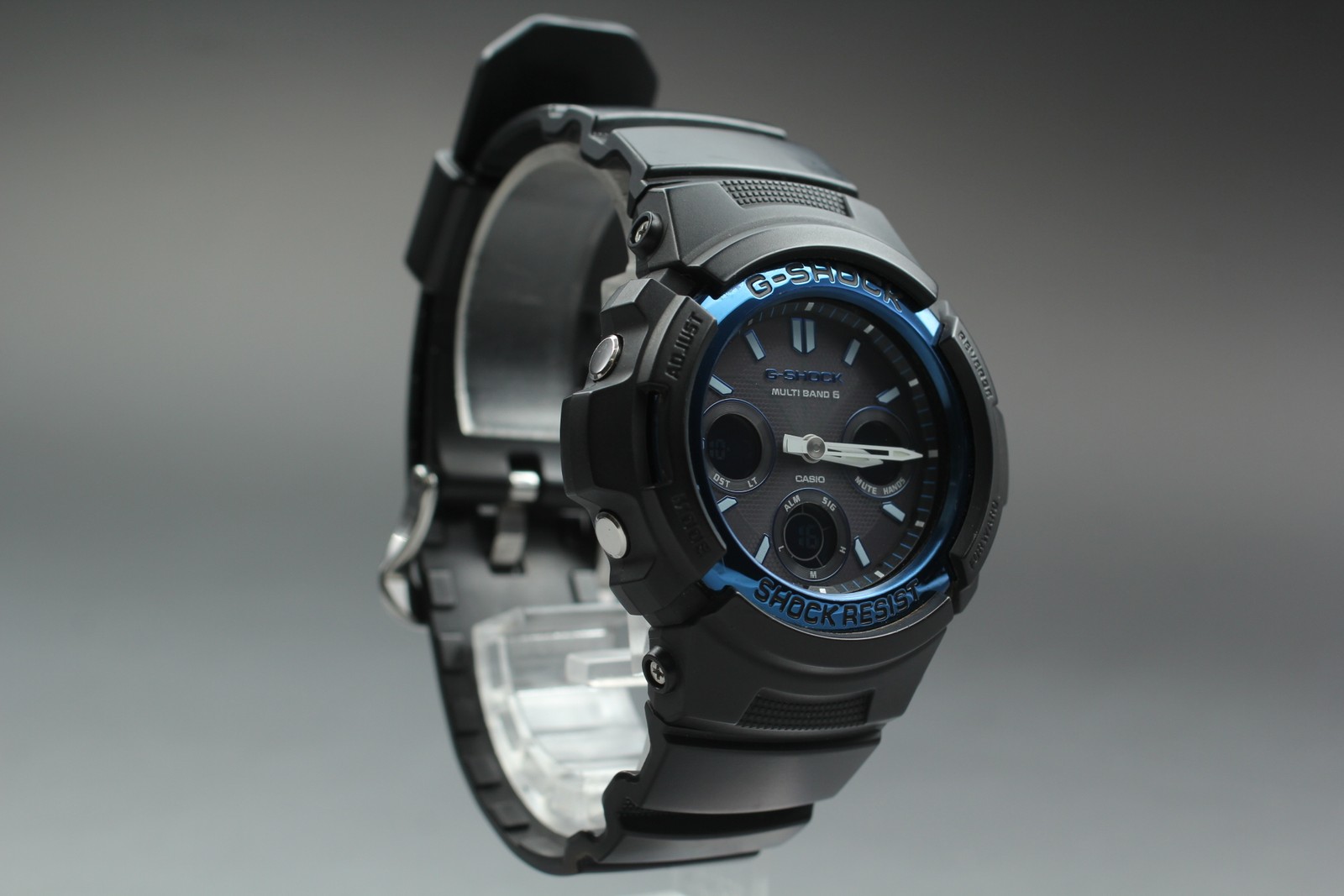 [Near MINT Box] CASIO G-SHOCK AWG-M100A Blue Men’s Quartz Watch From JAPAN