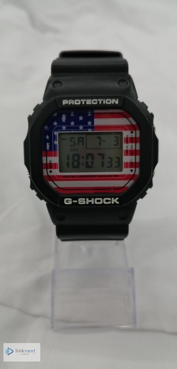 CASIO G-SHOCK DW-5600VT Men’s Digital Watch American Flag Dial