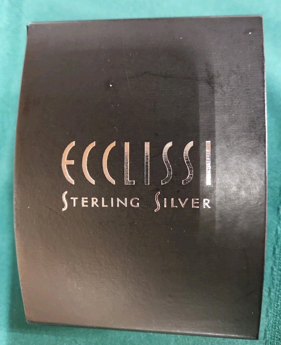 Sterling Silver Ecclissi Watch With Changeable Bezel And Bands- Vintage