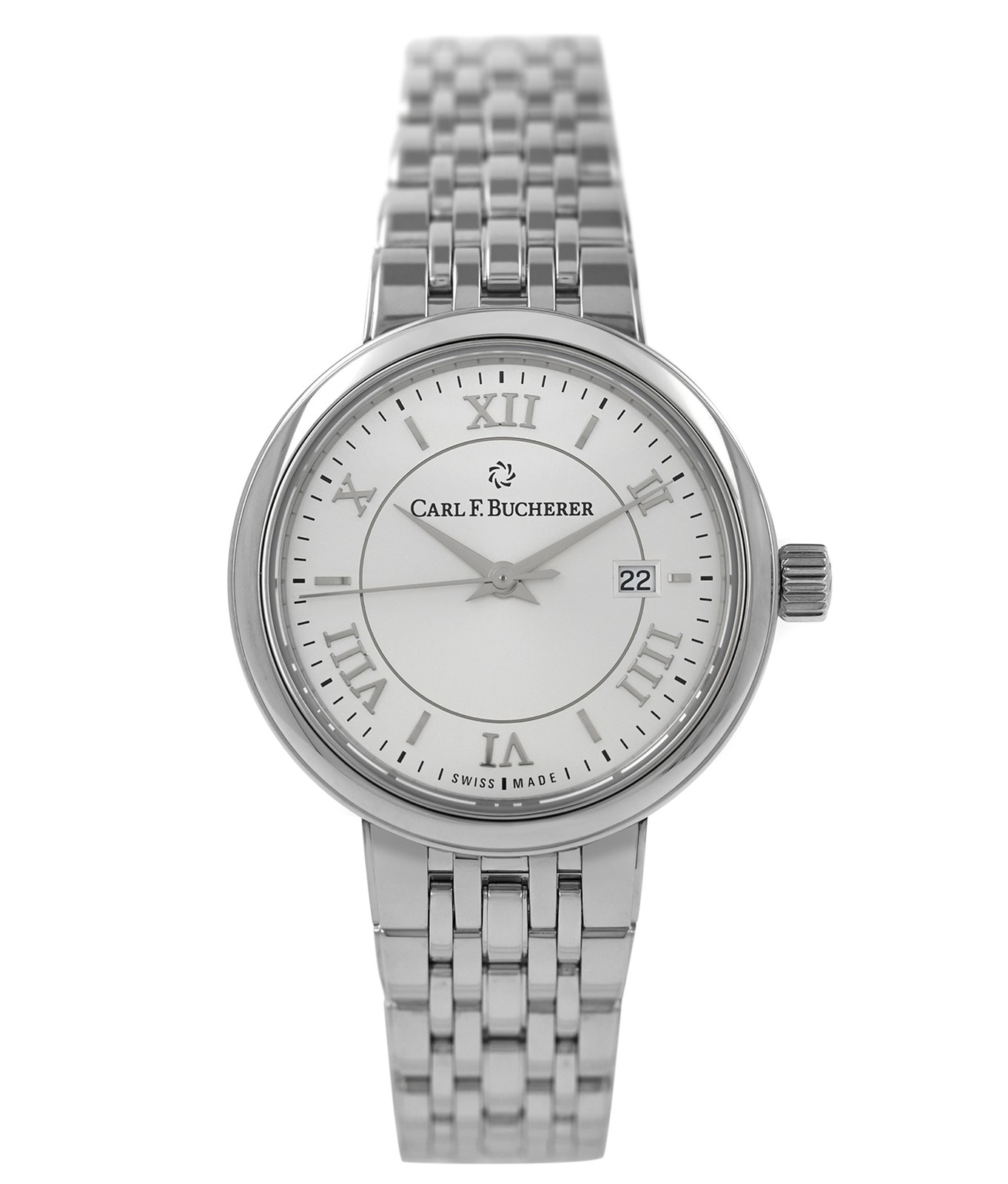 Carl F. Bucherer Adamavi 00.10320.08.15.21 Steel Date 31MM Ladies’ Automatic