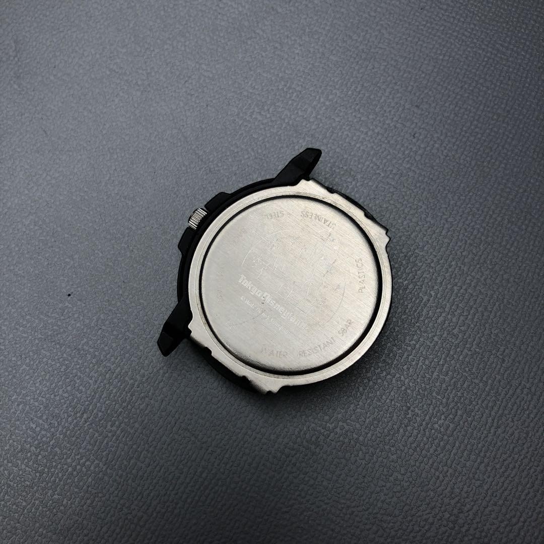 Disney Mickey Black Casual Men’s Analog Wristwatch Face Size 37.8mm Used