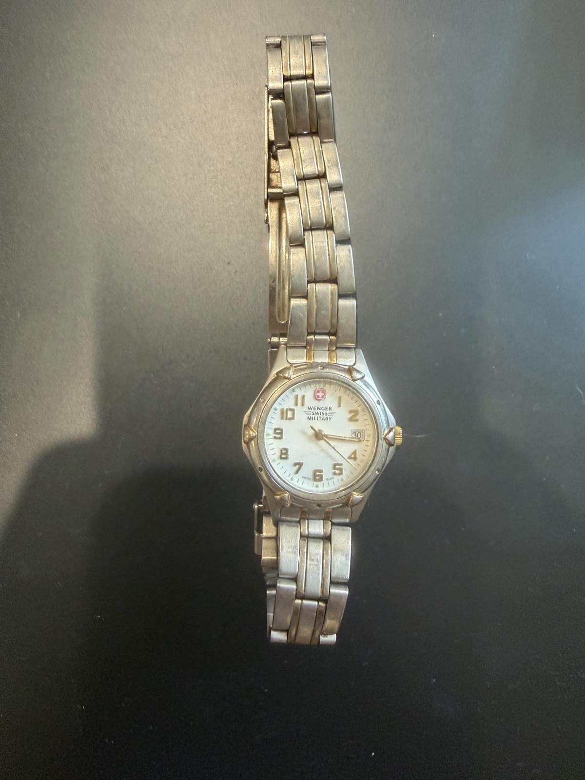 Wenger 79169 Swiss Military Two Tone Women Wrist Watch Swiss Made