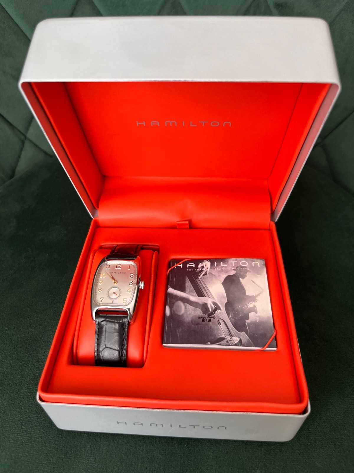 Hamilton Boulton “Big Boulton” H134110 Watch, Complete Set