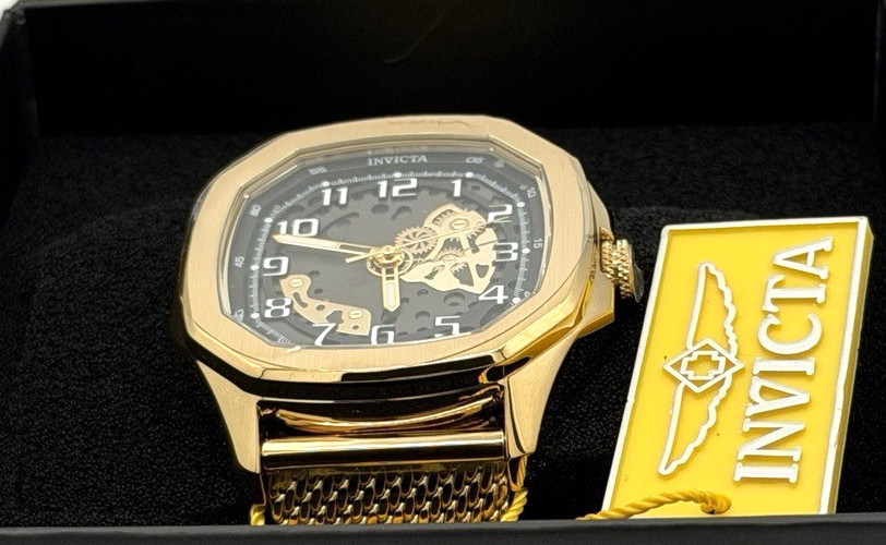 Invicta S1 Rally Diablo Men’s Watch – 45.5mm, Gold (48441) New