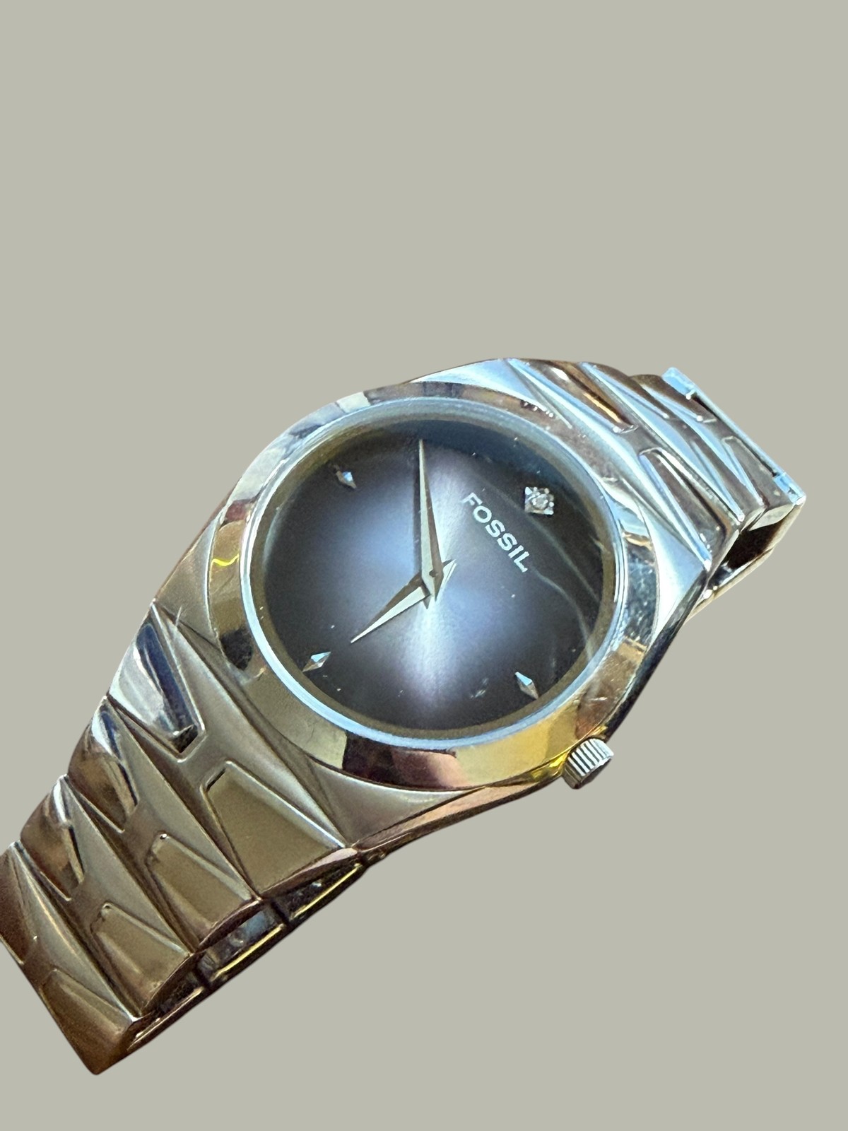 Fossil ARKITEKT FS-4022 Men’s Stainless Steel Gray Dial Quartz Wristwatch