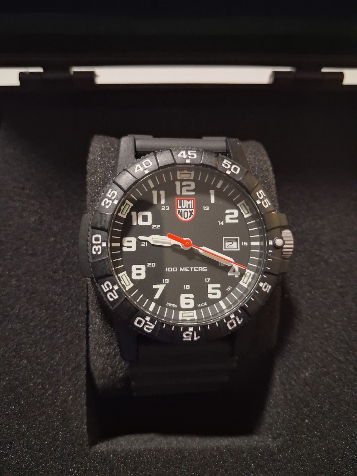 Luminox XS.ZC21 Men’s Volition – Sea Turtle Giant Black Dial Quartz Watch