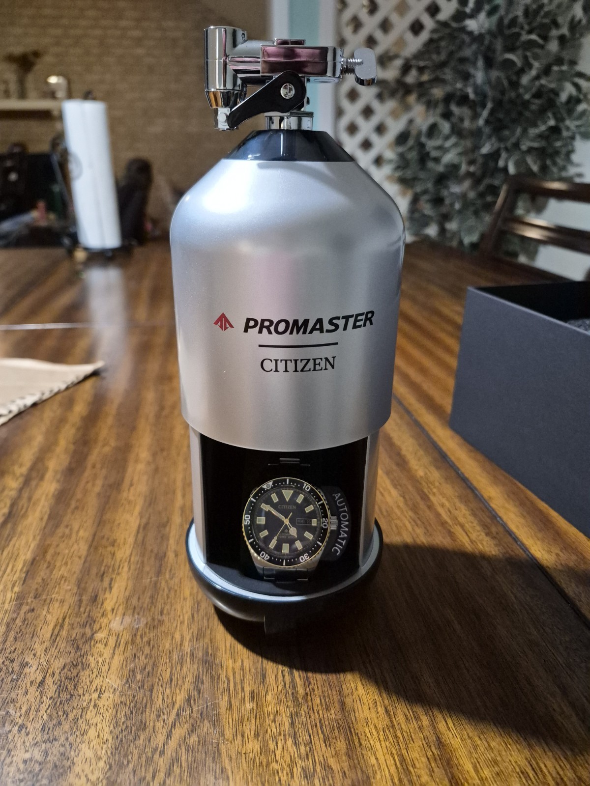 Citizen Promaster Automatic Diver Watch 200m Black Dial Rotating Bezel Box