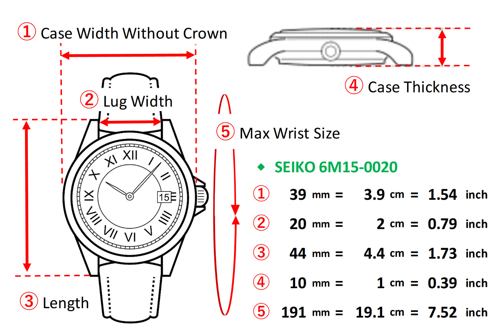 [MINT w/ Case] SEIKO World Timer Alarm Chronograph 6M15-0020 39mm QZ Men’s Watch