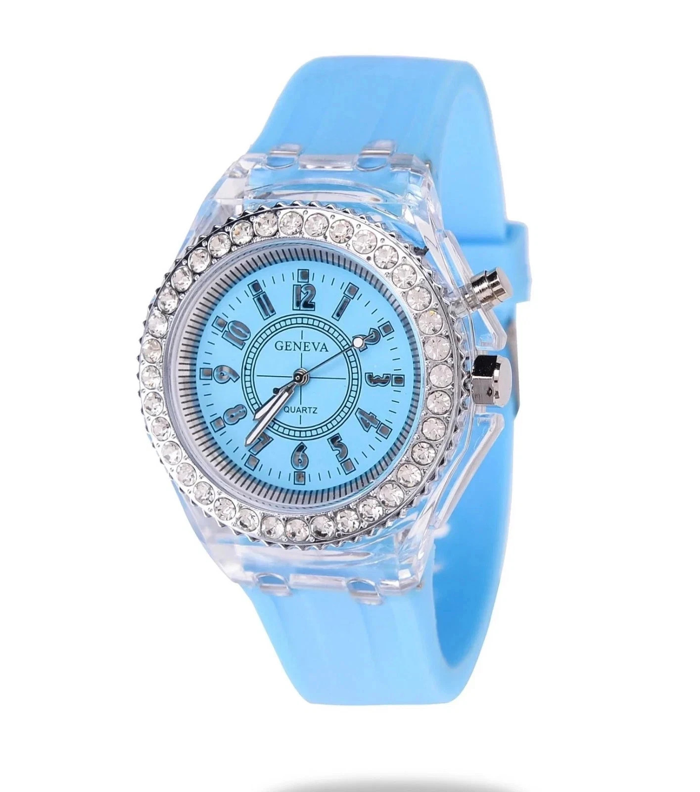 Mens Womens LED Watches Luminous Quartz Watches by Geneva
