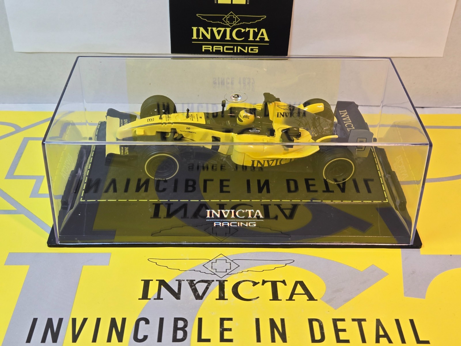 Invicta Special Edition Replica Racing Car w/ Invicta 57mm Watch (47388) Bundle