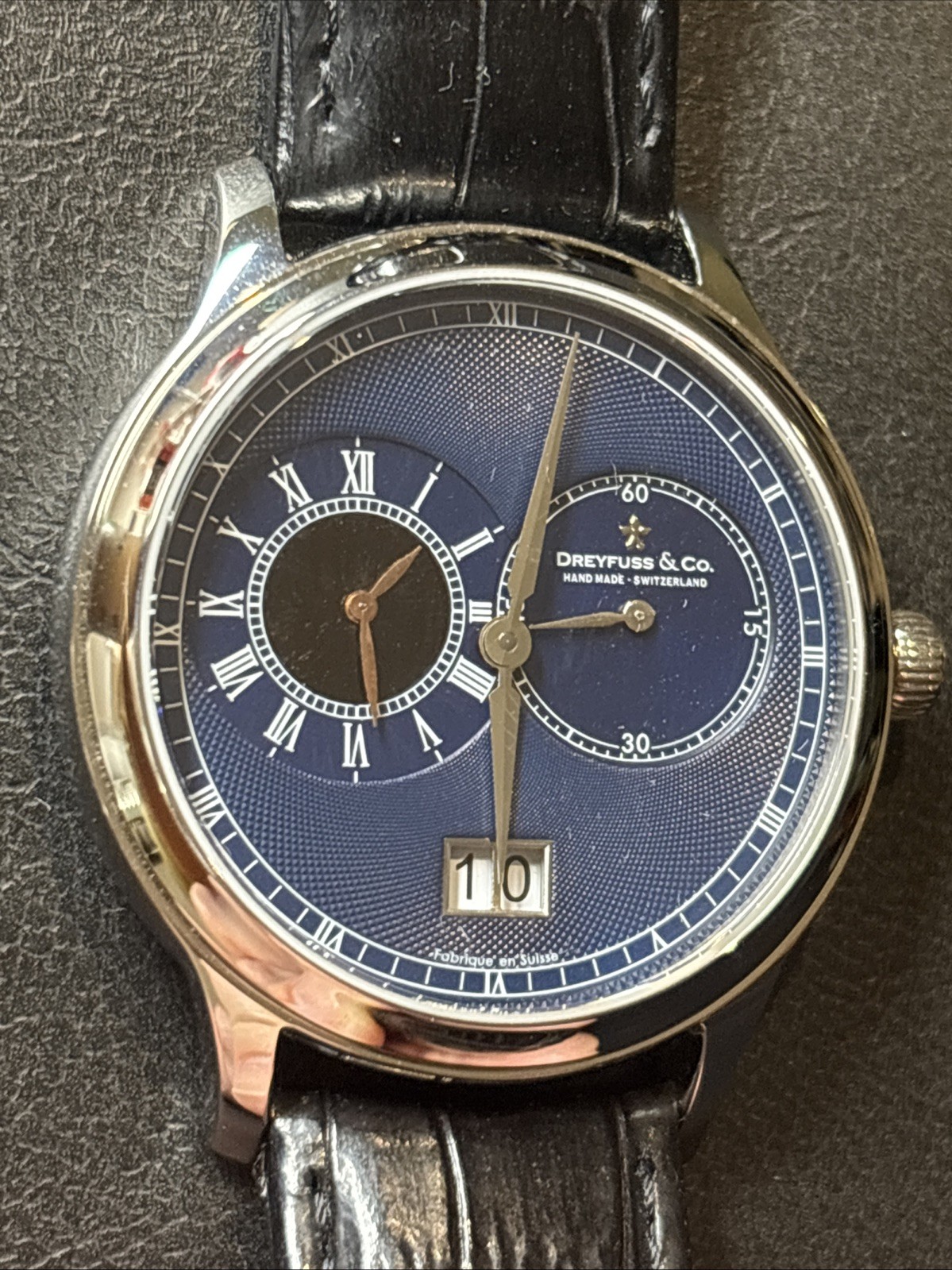 Gents Stainless Steel Dreyfus and Co Quartz Seafarer Watch with Date Working