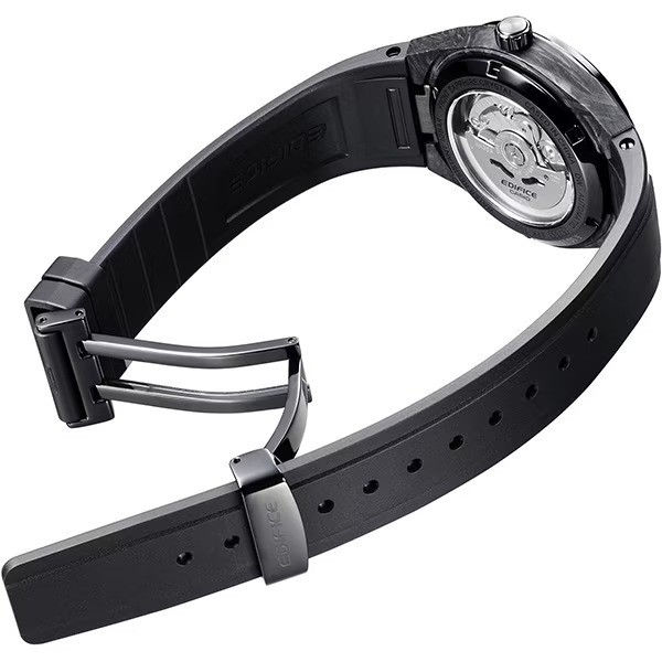 Casio Edifice EFK-100XPB-1AJF Automatic Men’s Watch Black Carbon Dial Japan